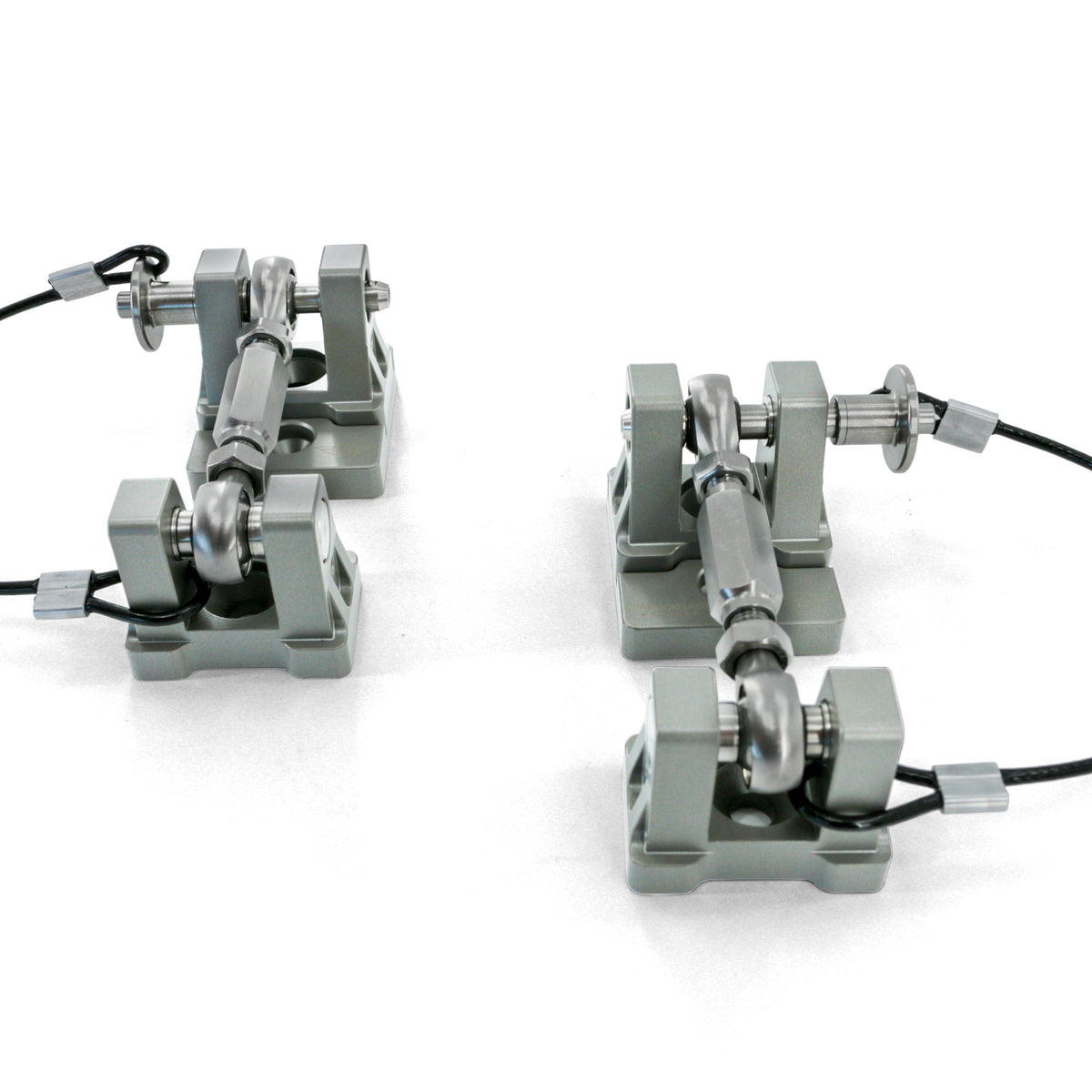 Jeep Wrangler JK/JL & Gladiator JT 2007-2026, Combat Off Road Off-the-Turnbuckle Billet Aluminum Hood Latches, Raw, view 4