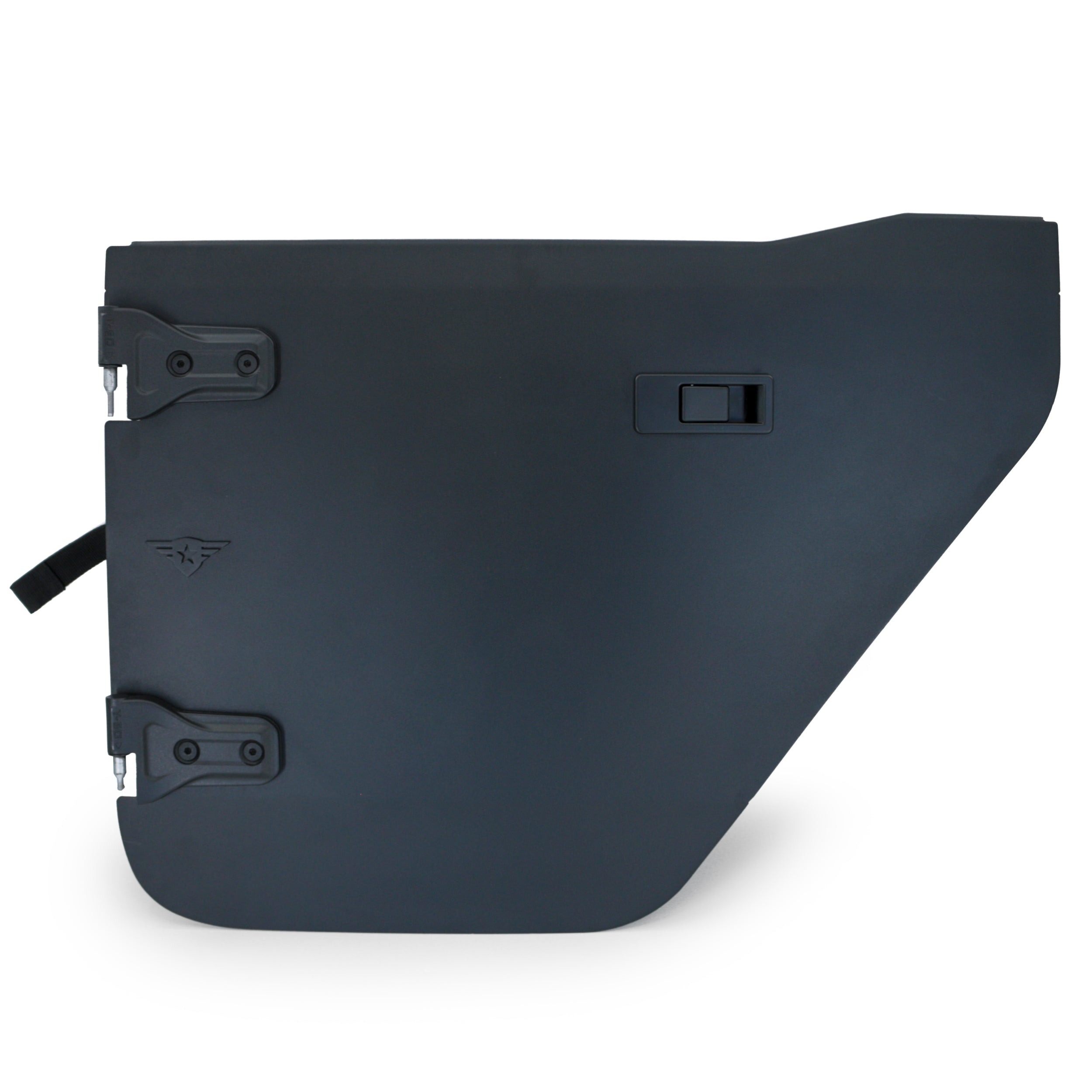 Jeep Wrangler JL Unlimited 2018-2026, Combat Off Road Full Metal Jacket Aluminum Half Doors, Rear Pair, Raw