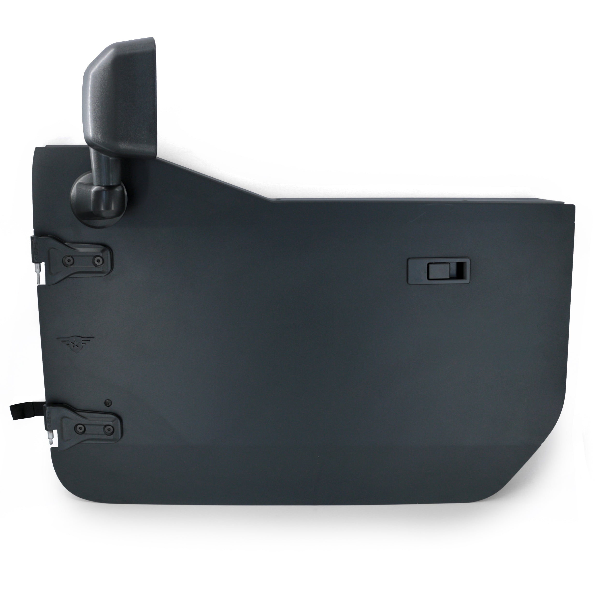 Jeep Gladiator JT 2020-2026, Combat Off Road Full Metal Jacket Aluminum Half Doors, Front Pair, Raw