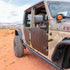 Jeep Gladiator JT 2020-2026, Combat Off Road Full Metal Jacket Aluminum Half Doors, Front Pair, Raw, view 7
