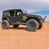 Jeep Wrangler JL Unlimited 2018-2026, Combat Off Road Full Metal Jacket Aluminum Half Doors, Rear Pair, Black, view 5