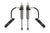 2025 Toyota 4Runner Icon Vehicle Dynamics V.S. 2.5 Aluminum Series Shock Absorbers, Rear (0-3in Lift)