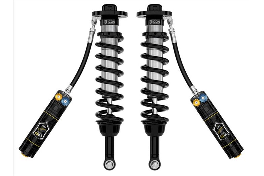 2025 Toyota 4Runner Icon Vehicle Dynamics 2.5 Series Remote Reservoir Coilover Kit w/ CDXS, Front (1.25-3in Lift)