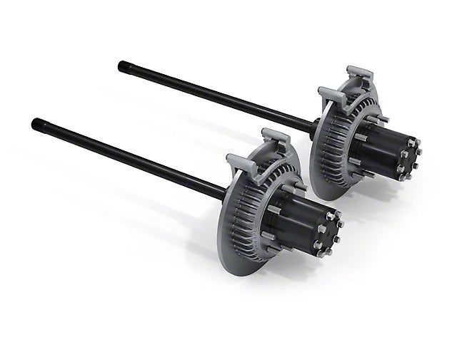 Jeep Wrangler JK 2007-2018, TeraFlex 44 Wide Rear Axle 8-Lug Full-Float Conversion Kit, Solid Big Rotors, 35-Spline