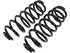 Jeep Wrangler JK 2007-2018, TeraFlex Outback Coil Spring Pair, 3in Lift 2-Door, 2.5in Lift 4-Door
