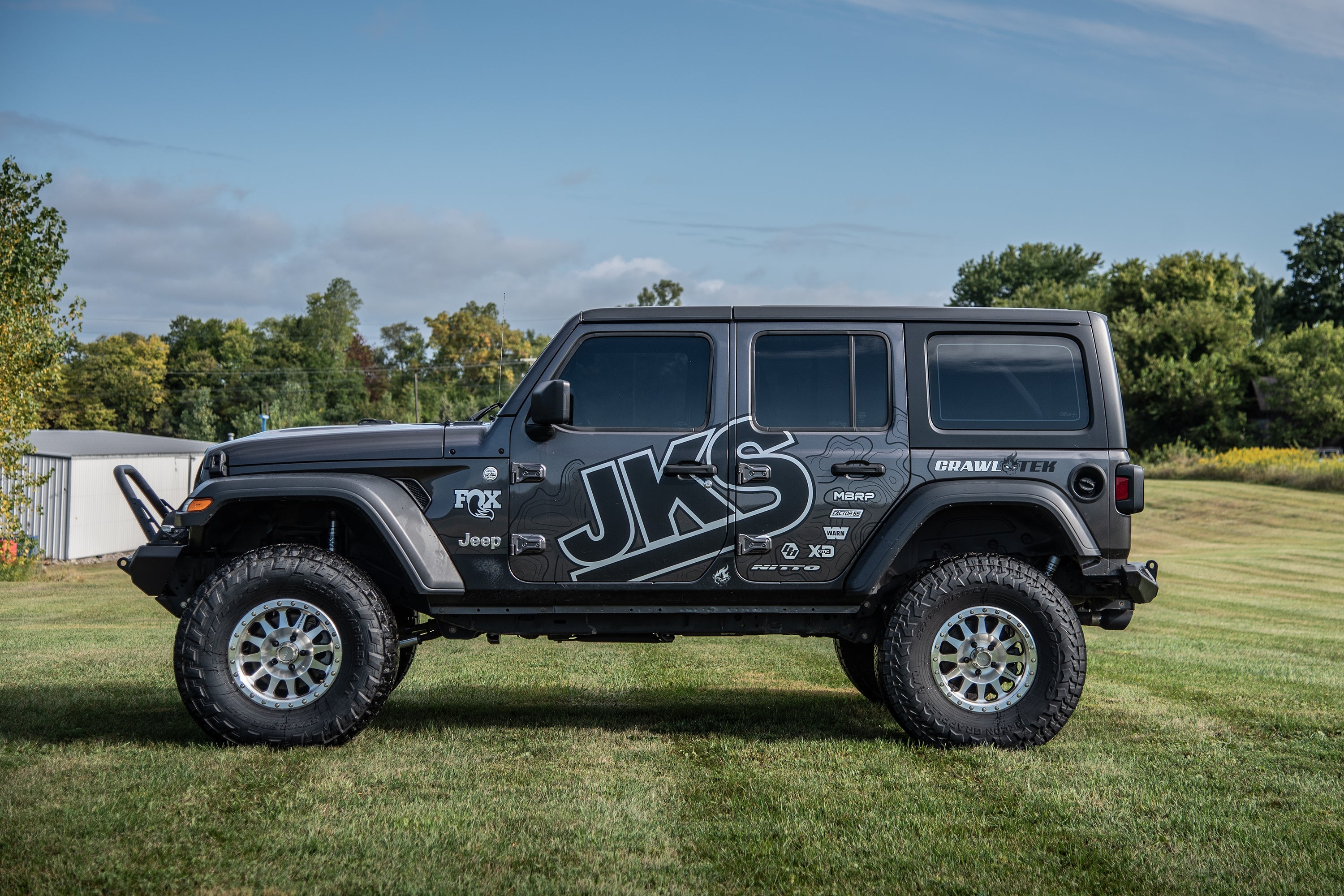 Jeep Wrangler JL 4-Door 2018-2027, JKS Manufacturing J-Krawl 4.5in Lift Kit with APEX Drag Link Flip Kit, view 9