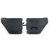 Jeep Wrangler JL Unlimited 2018-2026, Combat Off Road Full Metal Jacket Aluminum Half Doors, Rear Pair, Black, view 2