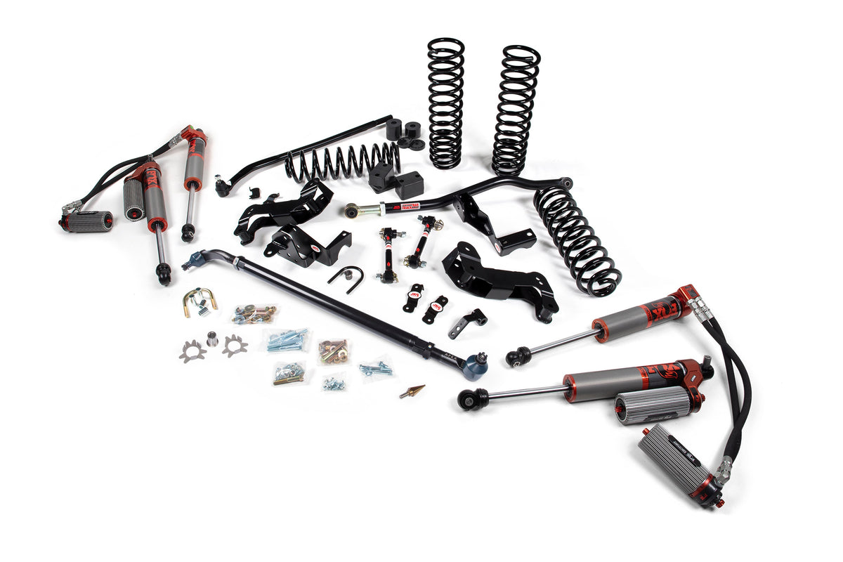 Jeep Wrangler JL 4-Door 2018-2027, JKS Manufacturing J-Kontrol 4.5in Lift Kit with APEX Drag Link Flip Kit