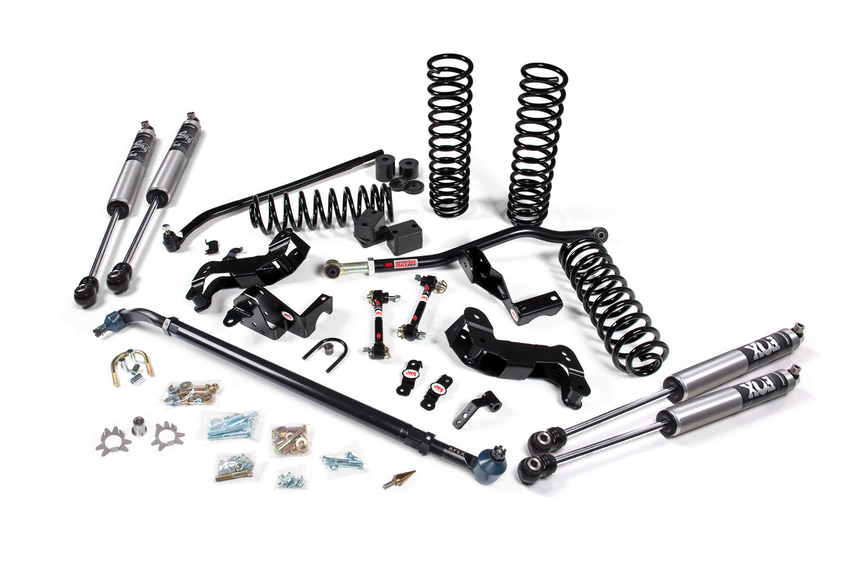 Jeep Wrangler JL 4-Door 2018-2027, JKS Manufacturing J-Kontrol 4.5in Lift Kit with APEX Drag Link Flip Kit, view 2