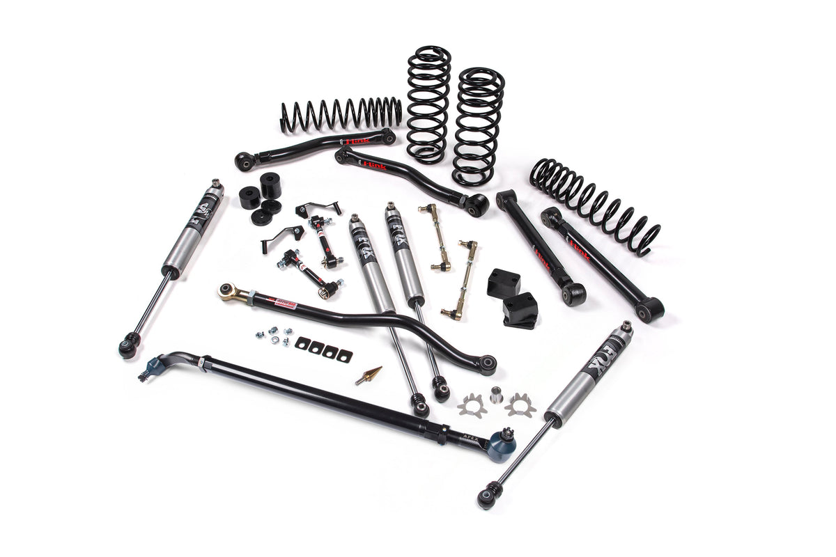 Jeep Wrangler JL 4-Door 2018-2027, JKS Manufacturing J-Konnect 4.5in Lift Kit with APEX Drag Link Flip Kit, view 7