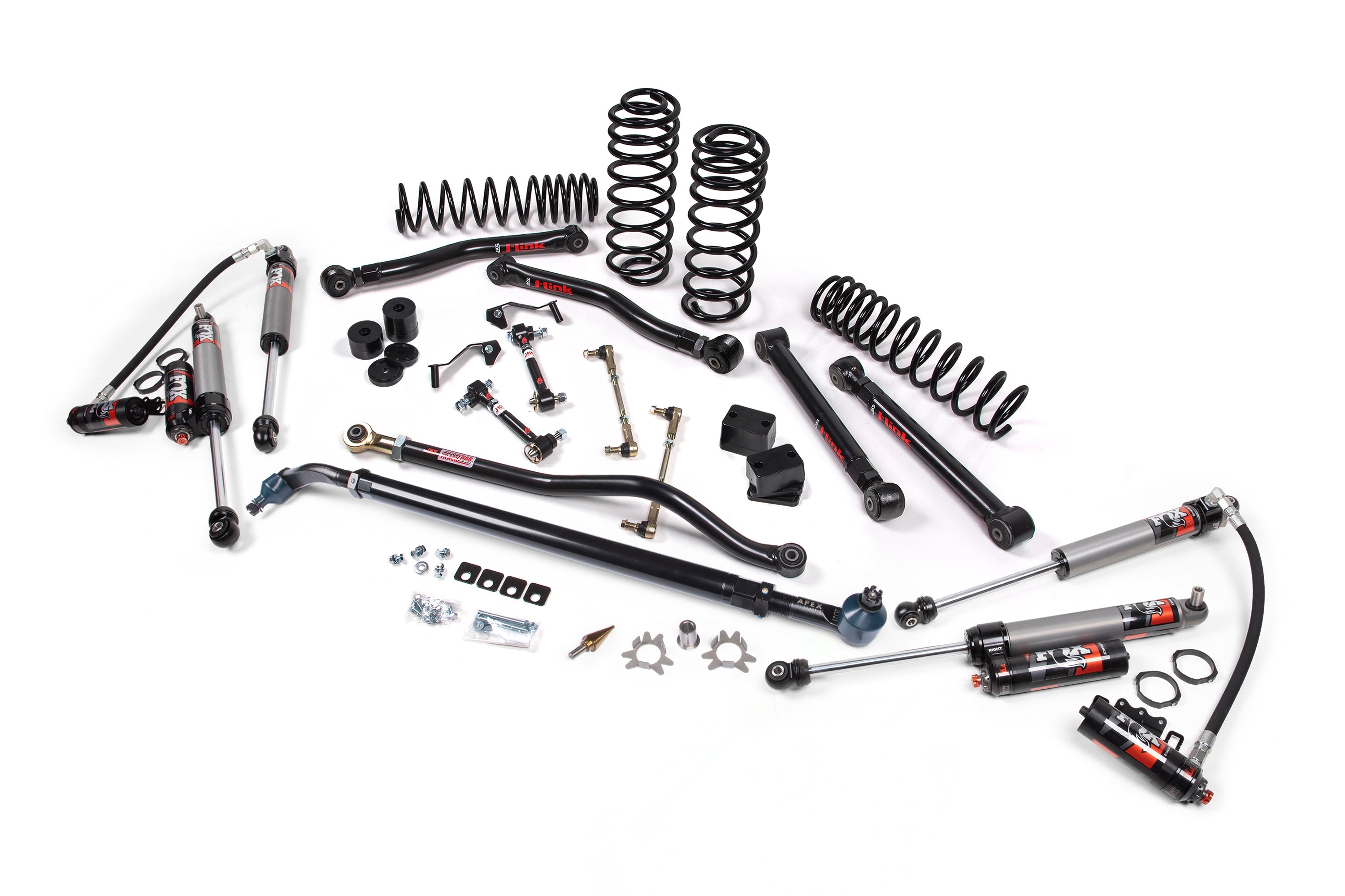 Jeep Wrangler JL 4-Door 2018-2027, JKS Manufacturing J-Konnect 4.5in Lift Kit with APEX Drag Link Flip Kit, view 8