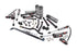 Jeep Wrangler JL 4-Door 2018-2027, JKS Manufacturing J-Krawl 4.5in Lift Kit with APEX Drag Link Flip Kit, view 4