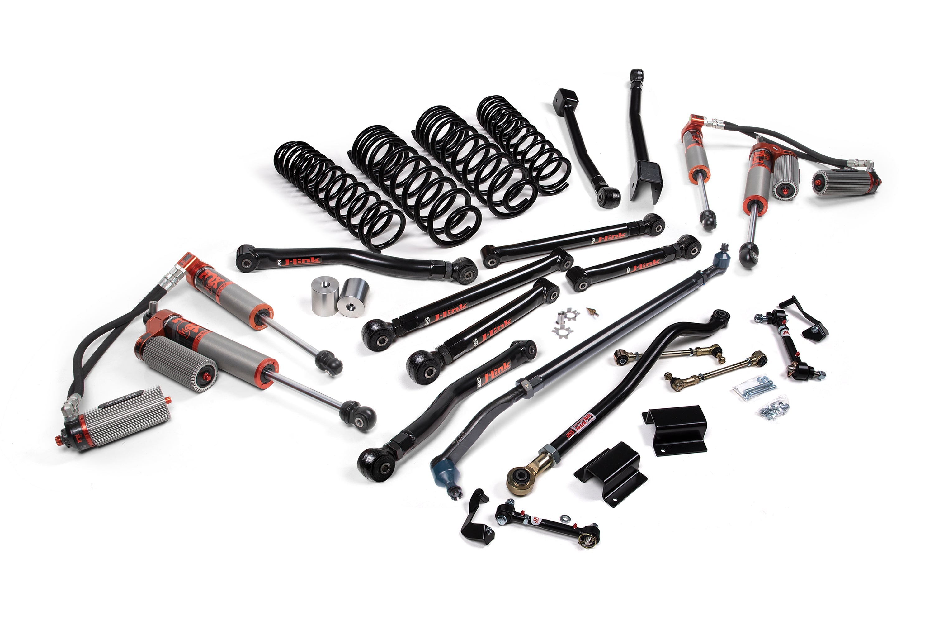 Jeep Wrangler JL 4-Door 2018-2027, JKS Manufacturing J-Krawl 4.5in Lift Kit with APEX Drag Link Flip Kit, view 5