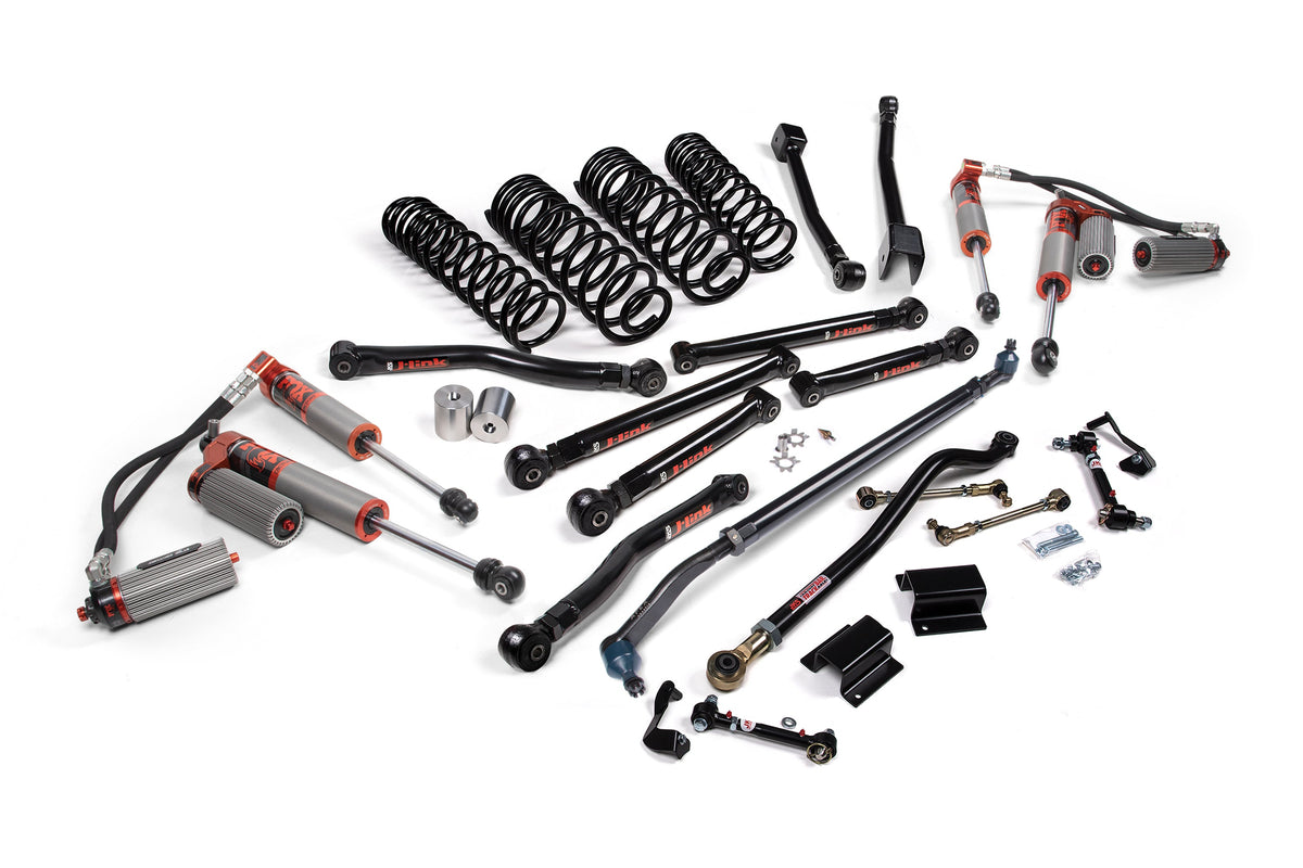 Jeep Wrangler JL 4-Door 2018-2027, JKS Manufacturing J-Krawl 4.5in Lift Kit with APEX Drag Link Flip Kit, view 5