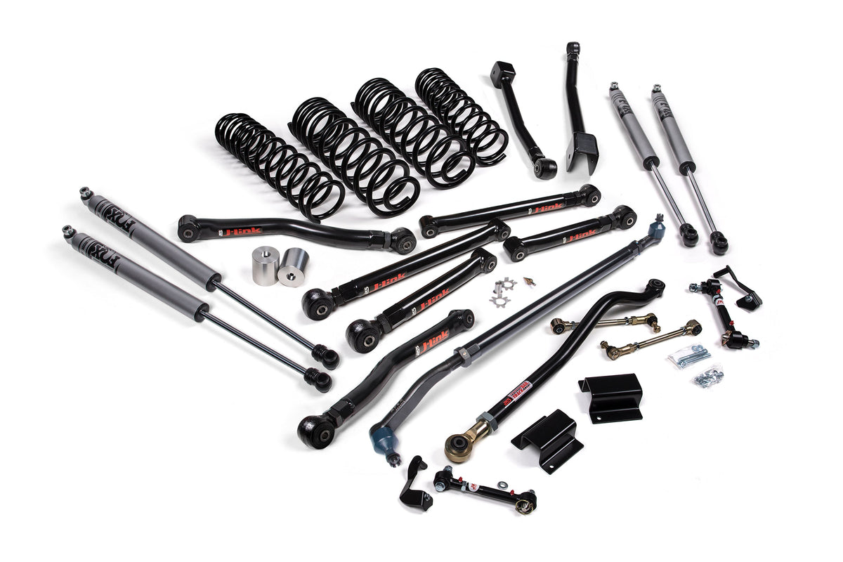 Jeep Wrangler JL 4-Door 2018-2027, JKS Manufacturing J-Krawl 4.5in Lift Kit with APEX Drag Link Flip Kit, view 6