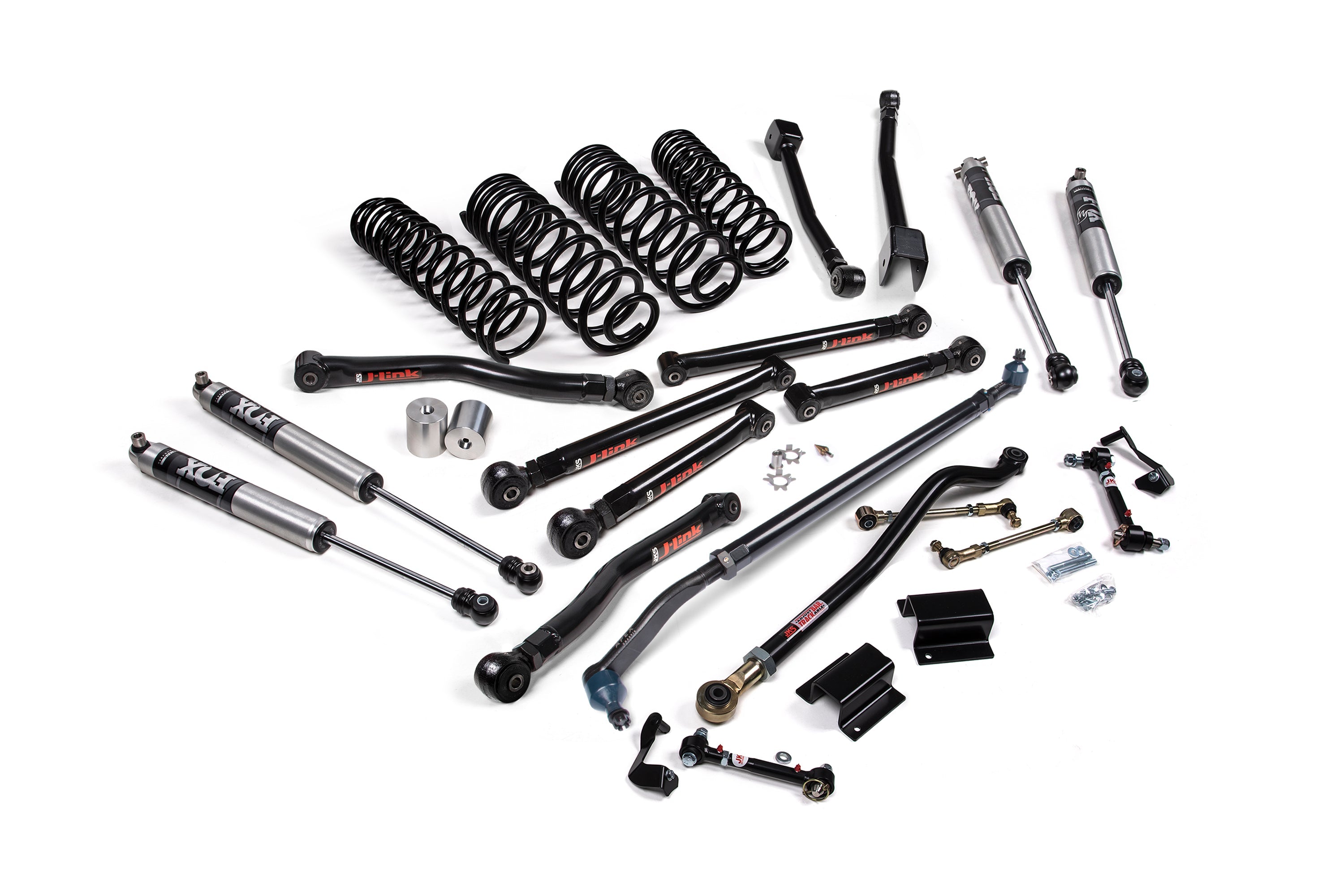 Jeep Wrangler JL 4-Door 2018-2027, JKS Manufacturing J-Krawl 4.5in Lift Kit with APEX Drag Link Flip Kit, view 7