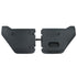 Jeep Gladiator JT 2020-2026, Combat Off Road Full Metal Jacket Aluminum Half Doors, Rear Pair, Black, view 2