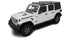 Jeep Wrangler JK/JL 4-Door & Gladiator JT 2007-2026, Rhino-Rack Vortex SG 2-Bar Roof Rack, Black, view 6
