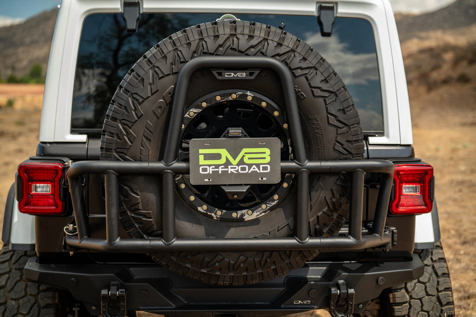 2018-26 Jeep Wrangler JL DV8 Body Mount Tire Carrier