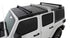 Jeep Wrangler JL 4-Door 2018-2026 & Gladiator JT 2020-2026, Rhino-Rack Heavy Duty RL110 2 Bar Roof Rack, Black, view 3