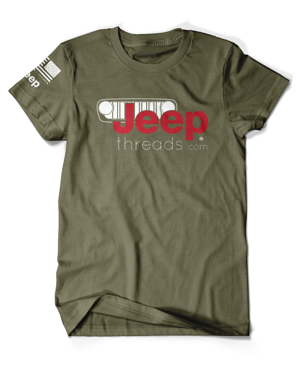 Original Jeep Threads T-Shirt - Army Green
