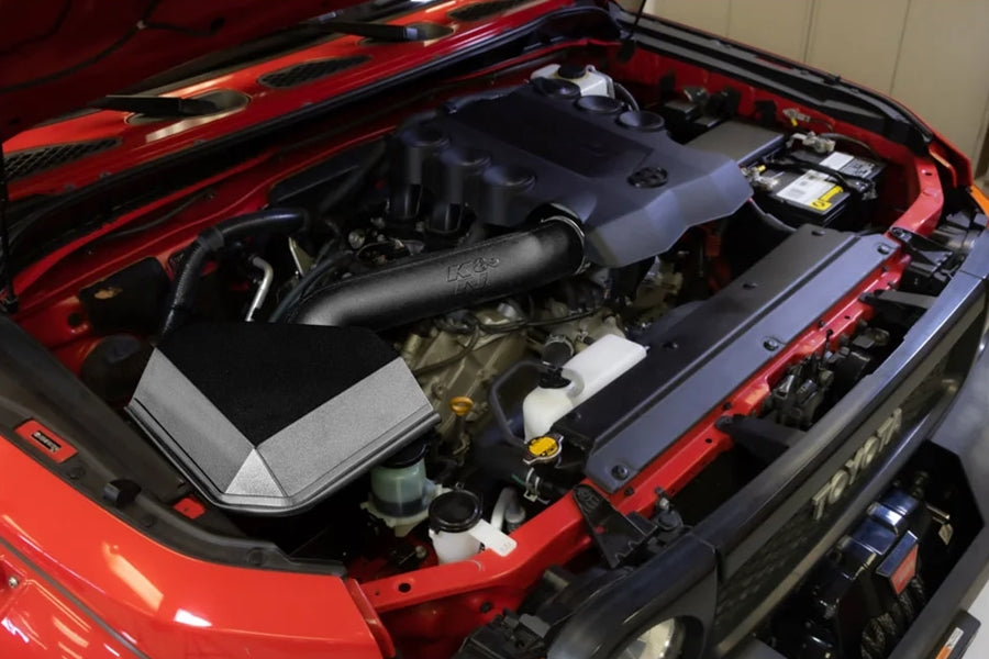2010-24 Toyota 4Runner K&N Filters Dry-Flow Cold Air Intake System (Roto-Mold Tube)