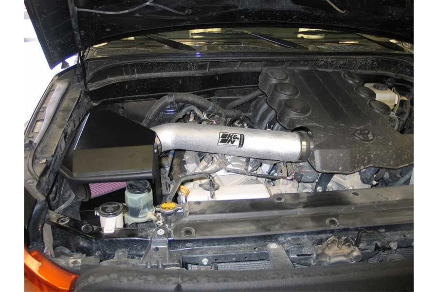 2010-24 Toyota 4Runner K&N Filters 77 Series High-Flow Cold Air Intake System (Aluminum Tube)