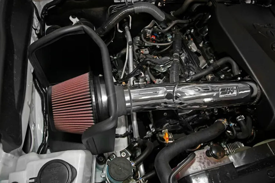 2016-23 Toyota Tacoma K&N Filters Cold Air Intake System (Aluminum Tube)