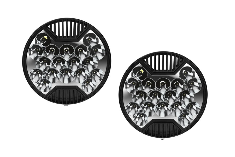 KC HiLiTES SlimLite 8in LED Light Master Kit - Pair