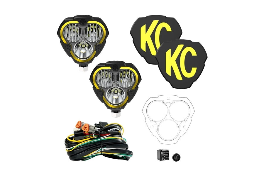 2024-25 Toyota Land Cruiser KC HiLiTES FLEX ERA 3 2-Light Master LED Light Pod Kit