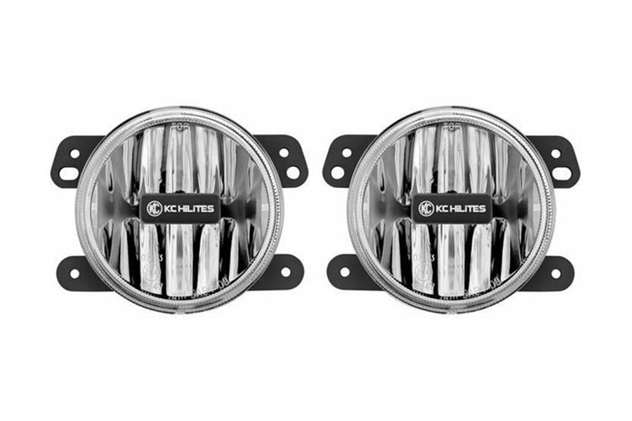 2010-25 Jeep Wrangler JL, JK and Gladiator JT KC HiLiTES Gravity G4 LED Fog Lights