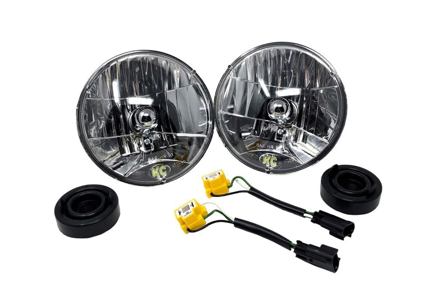 2007-18 Jeep Wrangler JK KC HiLiTES H4 Headlight Conversion Kit