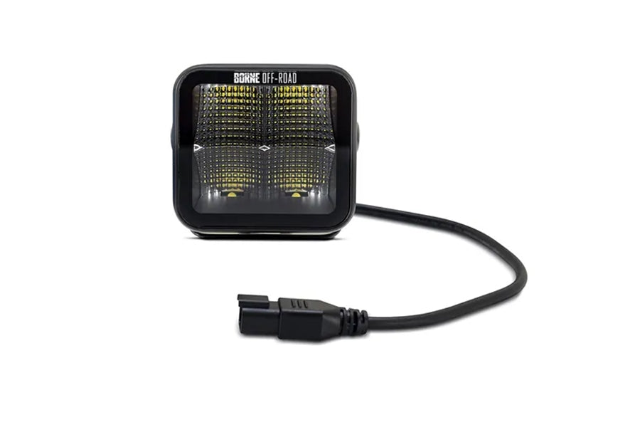 Borne Off-Road Light Pod Kit, Flood - 3x3