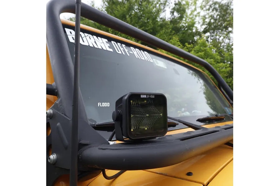 Borne Off-Road Light Pod Kit, Flood - 3x3