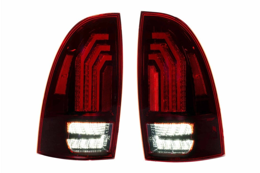 2005-15 Toyota Tacoma Morimoto XB LED Tail Lights (Red)