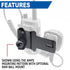 Rugged Radios Radio and Speaker Mic Mount for Handheld Radios