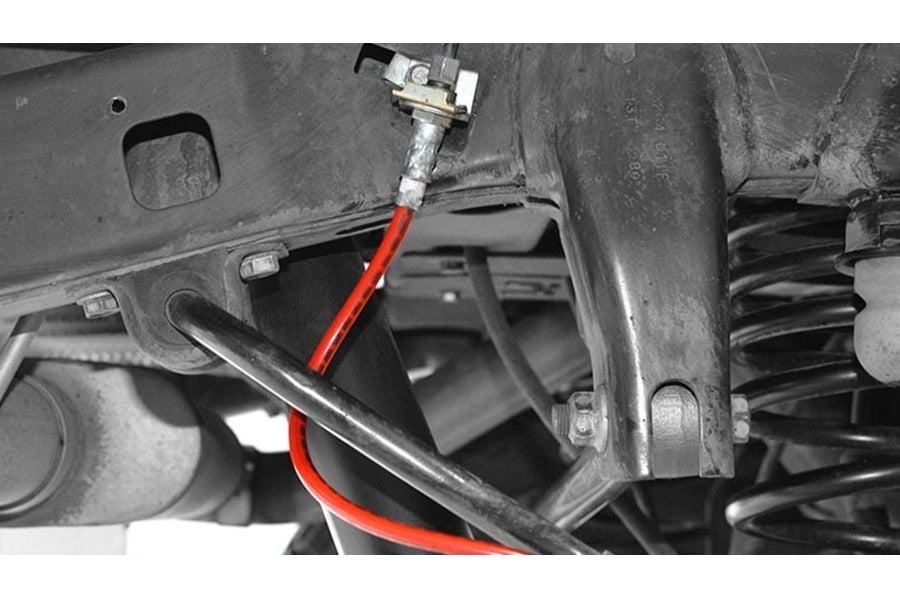 2007-18 Jeep Wrangler JK Metal Cloak Extended Replacement Brake Lines