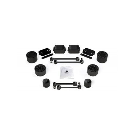 Jeep Wrangler JK/JL Rubicon 4-Door 2007-2026, TeraFlex 2.5in Performance Spacer Lift Kit, No Shocks or Extensions
