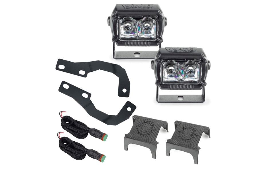2010-23 Toyota 4Runner Oracle A-Pillar Hood Mount Brackets w/ VEGA Series Spotlights