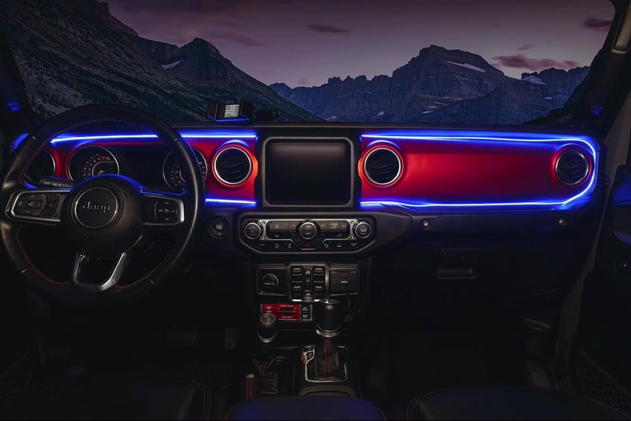 2018-2023 Jeep Wrangler JL/Gladiator JT Oracle Dynamic ColorSHIFT LED Interior Dash Board Kit