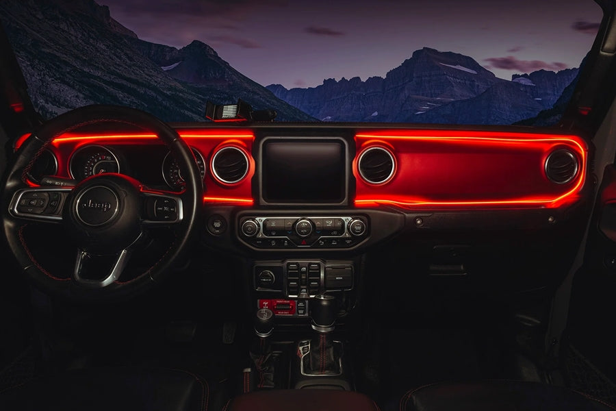 2018-2023 Jeep Wrangler JL/Gladiator JT Oracle Dynamic ColorSHIFT LED Interior Dash Board Kit
