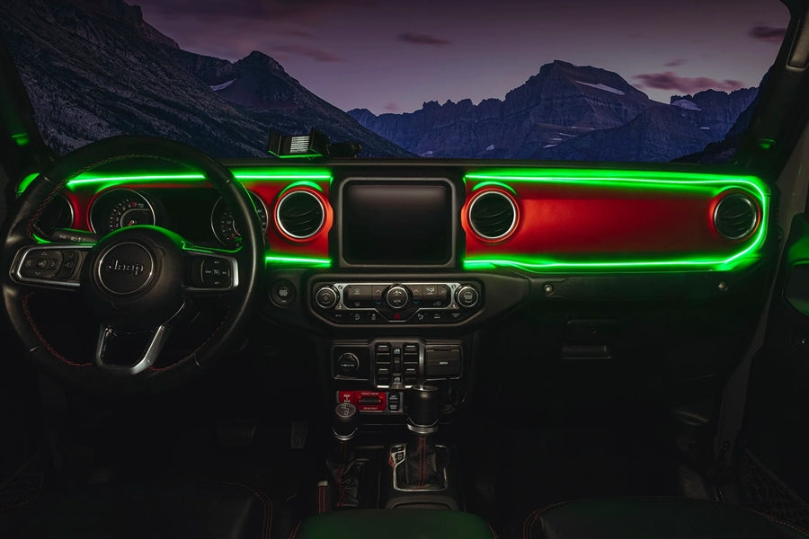 2018-2023 Jeep Wrangler JL/Gladiator JT Oracle Dynamic ColorSHIFT LED Interior Dash Board Kit