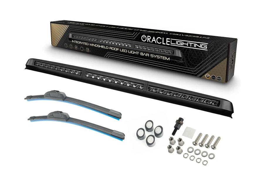 2018-26 Jeep Wrangler JL/ Gladiator JT Oracle Integrated Windshield Roof LED Light Bar System
