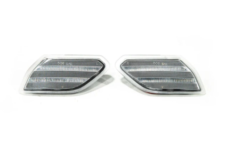 Outside Line Motoring Full Replacement LED Front Sidemarkers - Clear - JL