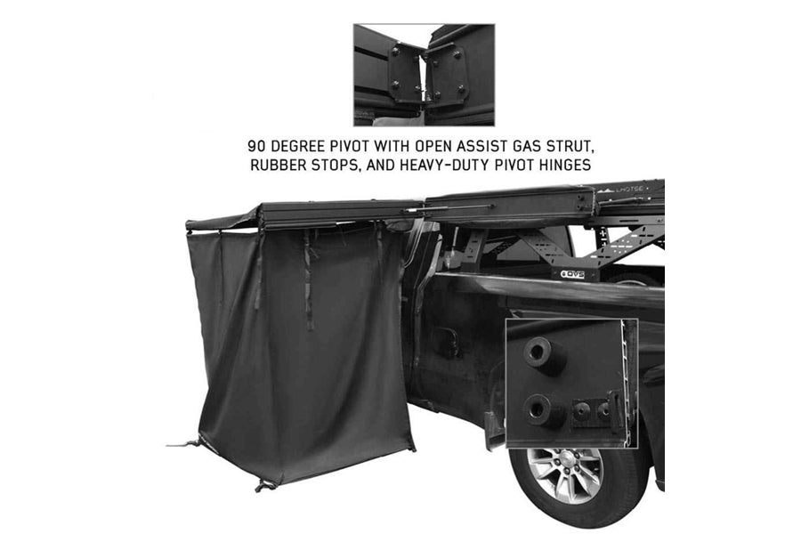 Overland Vehicle Systems XD Nomadic 90 Degree Pivot Shower Awning