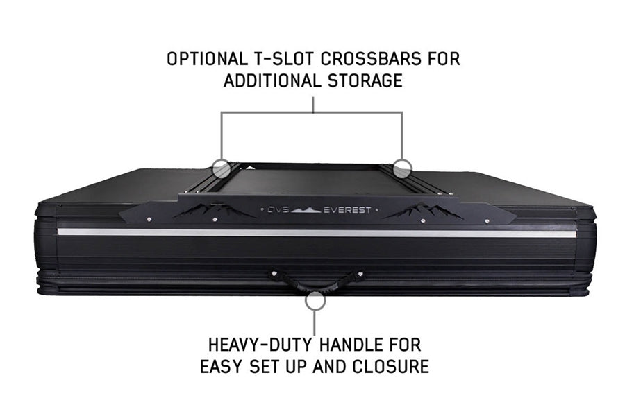 Overland Vehicle Systems XD Everest Cantilever Aluminum Hard Shell Roof Top Tent, 4 Person