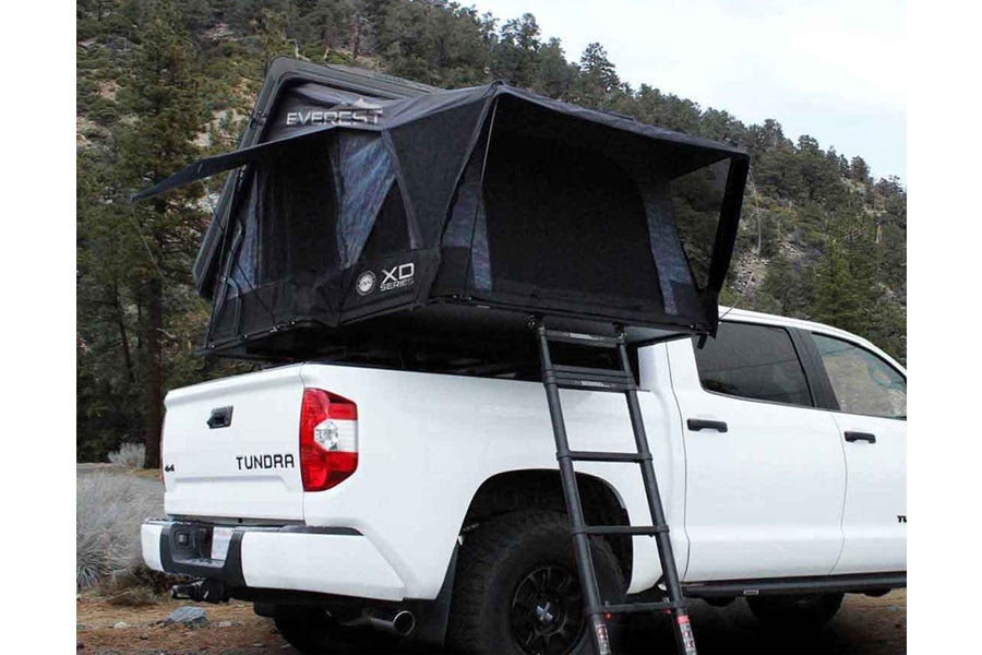 Overland Vehicle Systems XD Everest Cantilever Aluminum Hard Shell Roof Top Tent, 4 Person
