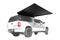 Overland Vehicle Systems Universal XD Nomadic Self-Deploying 90 Degree Awning w/ Lights