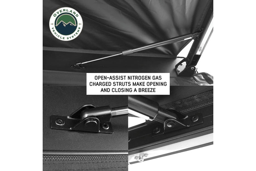 Overland Vehicle Systems Universal XD Nomadic Self-Deploying 90 Degree Awning w/ Lights