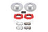 2005-23 Toyota Tacoma and 2003-09 Toyota 4Runner Power Stop Z36 Truck and Tow Front Brake Kit